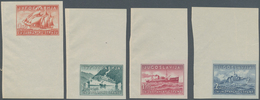 Jugoslawien: 1939 (6 Sep). King Peter II Birthday And Adriatic Guard Fund. Set Of Four, IMPERF, From - Ungebraucht