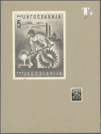 Jugoslawien: 1950. Definitive Issue. Artist's Works: 0.50 Din, Pencil Drawing, In Shades Of Grey On - Unused Stamps