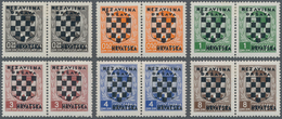 Kroatien: 1941 (21 Apr.). 2nd Croatian Provisionals. King Peter II Last Definitive Issue Overprinted - Kroatien