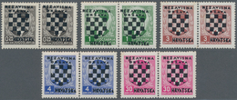 Kroatien: 1941, 2nd Croatian Provisionals, King Peter II Last Definitive Issue Overprinted "NEZAVISN - Croatia