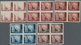 Kroatien: 1942 (10 July). Pictorials (Osijek Cathedral). 3K Red-brown, 3K Deep Red-brown (two Shades - Croatia