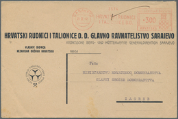 Kroatien: 1942, Mining Co. Largish Letter To Ministry Of Croatian Home Guard (regular Croatian Troop - Croatia