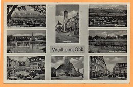 Weilheim In Oberbayern 1935 Postcard - Weilheim
