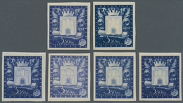 Kroatien: 1943 (23 Mar). Seventh Centenary Of Foundation Of Zagreb. 3.50K Dull Ultramarine And 3.50K - Croatie