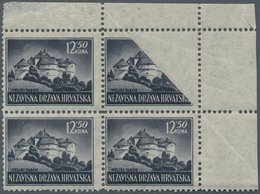 Kroatien: 1944 (14 April). Additional Pictorials (Castle At Veliki Tabor). 12K50 Black, Perf L11¼. S - Kroatien