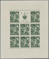 Kroatien: 1944 (20 Aug). Labour Front. Variety: 3.50K + 1K Scarlet, 12.50K + 6K Sepia, 18K + 9K Blue - Croatia