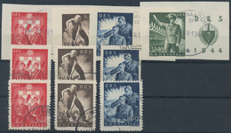 Kroatien: 1944, State Labor Service Unperforated With Decorativ Field And First Day Cancellation, 16 - Kroatien