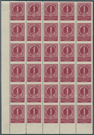 Kroatien - Portomarken: 1941 (12 Sep). Postage Due. 1K Claret, Perf L10¾ × 11¼. Very Fine Mint Never - Croatie