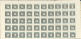 Kroatien - Portomarken: 1943 (April). Postage Due. Perforation Variety: 0.50K Grey-brown And Light B - Croatia