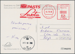 Lettland - Ganzsachen: 2006 Pictured Postal Stationery Card, Official Issue Of Latvian Post On The O - Lettland