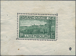 Luxemburg: 1923 Birth Of Princess Of Luxembourg Some Imperfections Of Perforation And Gum, Poor Cent - Other & Unclassified