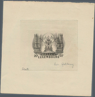 Luxemburg: 1945:"Madonna" 20 Fr + 20 Fr, Epreuve D'Etat", Only 4 Issued. - Other & Unclassified