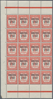 Monaco: 1937/1938, Postage Dues With Opt. ‚POSTES‘ And Surch. With New Values Complete Set Of 14 In - Oblitérés