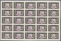 Monaco: 1949, Airmail Definitives (airplane) Complete Set Of Three With 300fr. Blue, 500fr. Greenish - Used Stamps