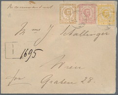 Montenegro: 1879 (ca), Registered Envelope To Austria Franked 1879 Second Printing 2n Yellow (Michel - Montenegro