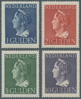 Niederlande: 1946, 1 - 10 Gulden Queen Wilhelmina, Unused, Almost As Mint Never Hinged , Mi Für ** 6 - Autres & Non Classés