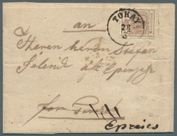 Österreich: 1850, TOKAYER DURCHSTICH: 6 Kreuzer Braun In Type III Mit Vierseitig Tadellos Erhaltenem - Unused Stamps