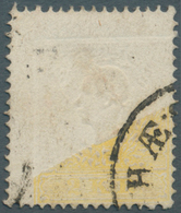 Österreich: 1858/59: 2 Kr. Hellgelb, Type II, Mit Extrem Großem Druckausfall Von Nahezu 75 % Des Mar - Unused Stamps