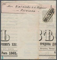Österreich: 1861, (1,05 Kreuzer) Dunkelgrau Zeitungsmarke, Farb- Und Prägefrisch, Allseits Breit- Bi - Unused Stamps