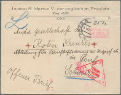 Österreich: 1915, Brief Ab PRAG Mit Absender "Institut B. Mariae V. Der Englischen Fräulein" An Das - Ungebraucht