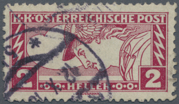 Österreich: 1917, Drucksachen-Eilmarke 2 H. Schwarzrotkarmin, Linienmischzähnung 12½:11½, Sauber Ges - Ungebraucht