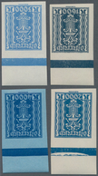 Österreich: 1922, 1/2 Kr Oliv - 4000 Kr Blau Auf Grünlichblau Freimarken "Landwirtschaft, Gewerbe, I - Ungebraucht