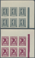 Österreich: 1925, 1-3 Und 5-80 G Ungezähnt, Komplett 18 Postfrische Eckrand-Sechserblocks, Einheitli - Unused Stamps