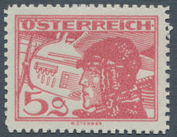 Österreich: 1926, Flugpost, 5 Gr. Als Farbprobe In Karminrosa Auf Ungummiertem Papier. Fotoattest So - Unused Stamps