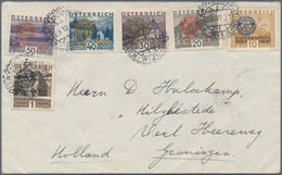 Österreich: 1931, "ROTARY - CONVENTION", Satzbrief Mit Entsprechendem Sonderstempel Vom 23.6.31. - Unused Stamps