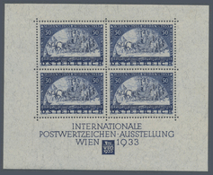 Österreich: 1933, Wipa-Block In Den Orginalmaßen, Farbfrisch, Ungebraucht Mit Originalgummi Und übli - Unused Stamps