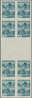 Österreich: 1934, 24 G Volkstrachten Ungezähnt Im Senkrechten Zwischensteg-Achterblock, Obligatorisc - Unused Stamps