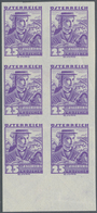 Österreich: 1934, 25 G Volkstrachten Bläulichviolett, Ungezähnt Mit Vorder- Und Rückseitigem Druck I - Unused Stamps