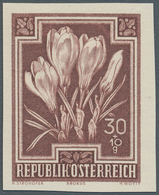 Österreich: 1948, 30 G "niemals Vergessen", Postfrischer Eckrand-Viererblock Rechts Unten Mit äußers - Unused Stamps