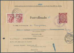 Österreich: 1958, KLEINWALSERTAL: 2 X 3 S Bräunlichrot "Trachten", Entwertet Mit Poststempel RIEZLER - Unused Stamps