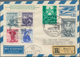 Österreich: 1950, 10 Schilling Trachten Zusammen Mit 4 Weiteren Marken Der Trachtenserie Als Zusatzf - Unused Stamps