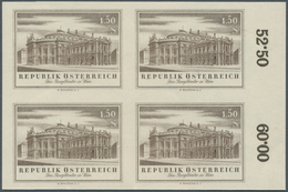 Österreich: 1955. Eröffnung Von Burgtheater Und Staatsoper, Je Mit Der Abart "Ungezähnt" In Postfris - Unused Stamps