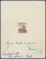 Österreich: 1959, 1 S. BAUWERKE - BASILIKA MARIAZELL, Sehr Seltener Farbprobedruck Der Druckerei Har - Unused Stamps