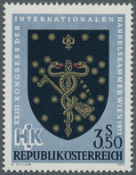 Österreich: 1971, 3,50 S Handelskammer Ohne Silberdruck, Postfrisch In Unsignierter Top-Erhaltung, F - Unused Stamps