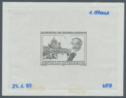 Österreich: 1983, 3 S., Carl Freiherr Von Hasenauer, Seltener Phasendruck (1. Phase) Als Einzelabzug - Unused Stamps