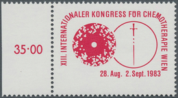 Österreich: 1983, 5 S "Internationaler Chemotherapie-Kongress" Mit FEHLENDEM GRÜNDRUCK Vom Linken Bo - Unused Stamps