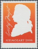 Österreich: 2006, 55 Cent, 250. Geburtstag Von Wolfgang Amadeus Mozart Mit Extrem Seltener Abart "Sc - Ungebraucht