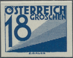 Österreich - Portomarken: 18 Gr. Portomarke "Ziffer", Postfrische Luxusmarke Mit Der äußerst Seltene - Portomarken