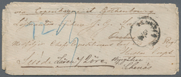 Österreich - Lombardei Und Venetien: 1863: Unfrankiertes Briefchen Aus Venedig Nach Schweden, Vorder - Lombardo-Venetien