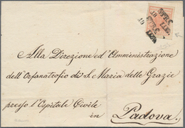 Österreich - Lombardei Und Venetien - Stempel: "STRÀ 18 LUG", L2 (Sassone SD, 7 P.), Zweifach Abgesc - Lombardo-Vénétie