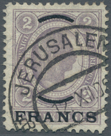 Österreichische Post Auf Kreta: 1903/04, Franz Joseph 2 Kr. Mit Überdruck "FRANCS" Einwandfrei Gezäh - Levant Autrichien