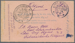 Österreich - Militärpost / Feldpost: 1916, Feldpostkarte (getrennter Kartenbrief) Geschrieben "Mesop - Sonstige & Ohne Zuordnung