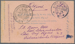 Österreich - Militärpost / Feldpost: 1916, Feldpostkarte (getrennter Kartenbrief) Geschrieben "Mesop - Other & Unclassified