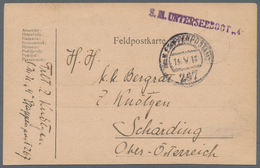Österreich - Militärpost / Feldpost: Original WWI Feldpost Card From A Submariner Aboard Unterseeboo - Autres & Non Classés
