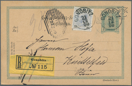 Österreich - Ganzsachen: 1900, 5 Heller Ganzsachenkarte Im Türbogenmuster (Deutsch-Slowenisch) Mit F - Sonstige & Ohne Zuordnung