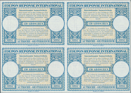 Österreich - Ganzsachen: 1948, Juni. Internationaler Antwortschein "150 Groschen" (London-Muster) In - Autres & Non Classés
